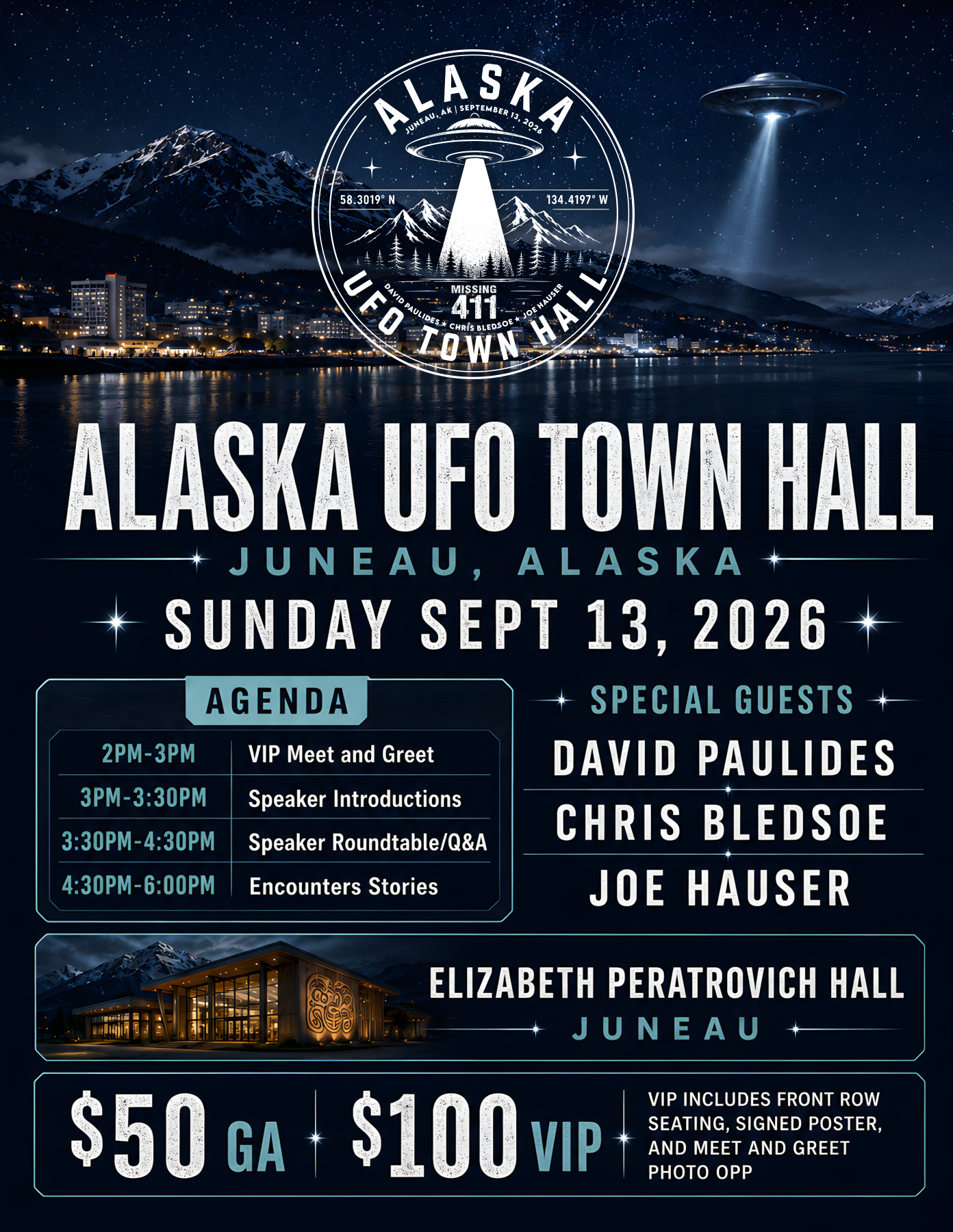 Alaska UFO Town Hall Tickets 2026