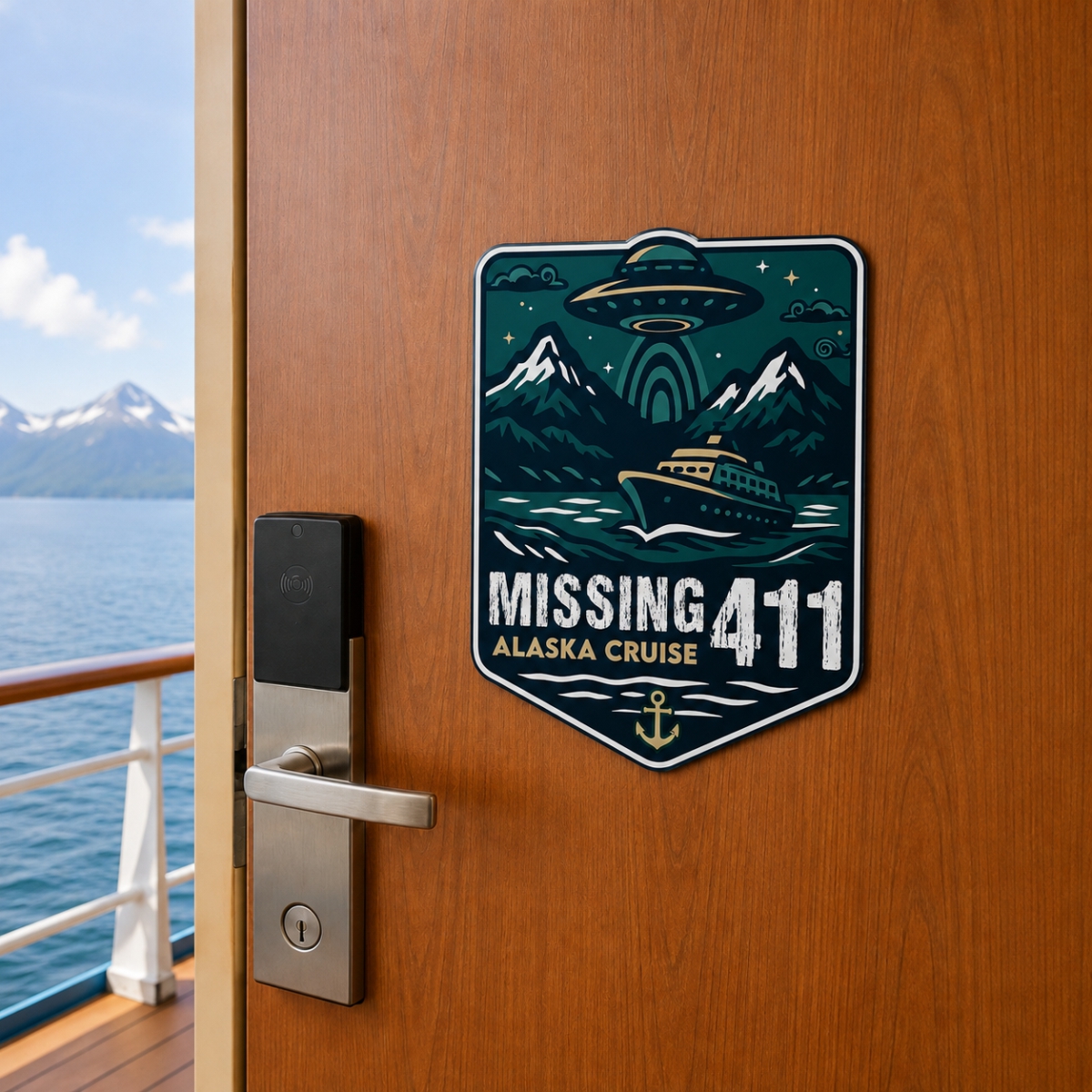 Missing 411 – 12″ Die Cut Door Magnet